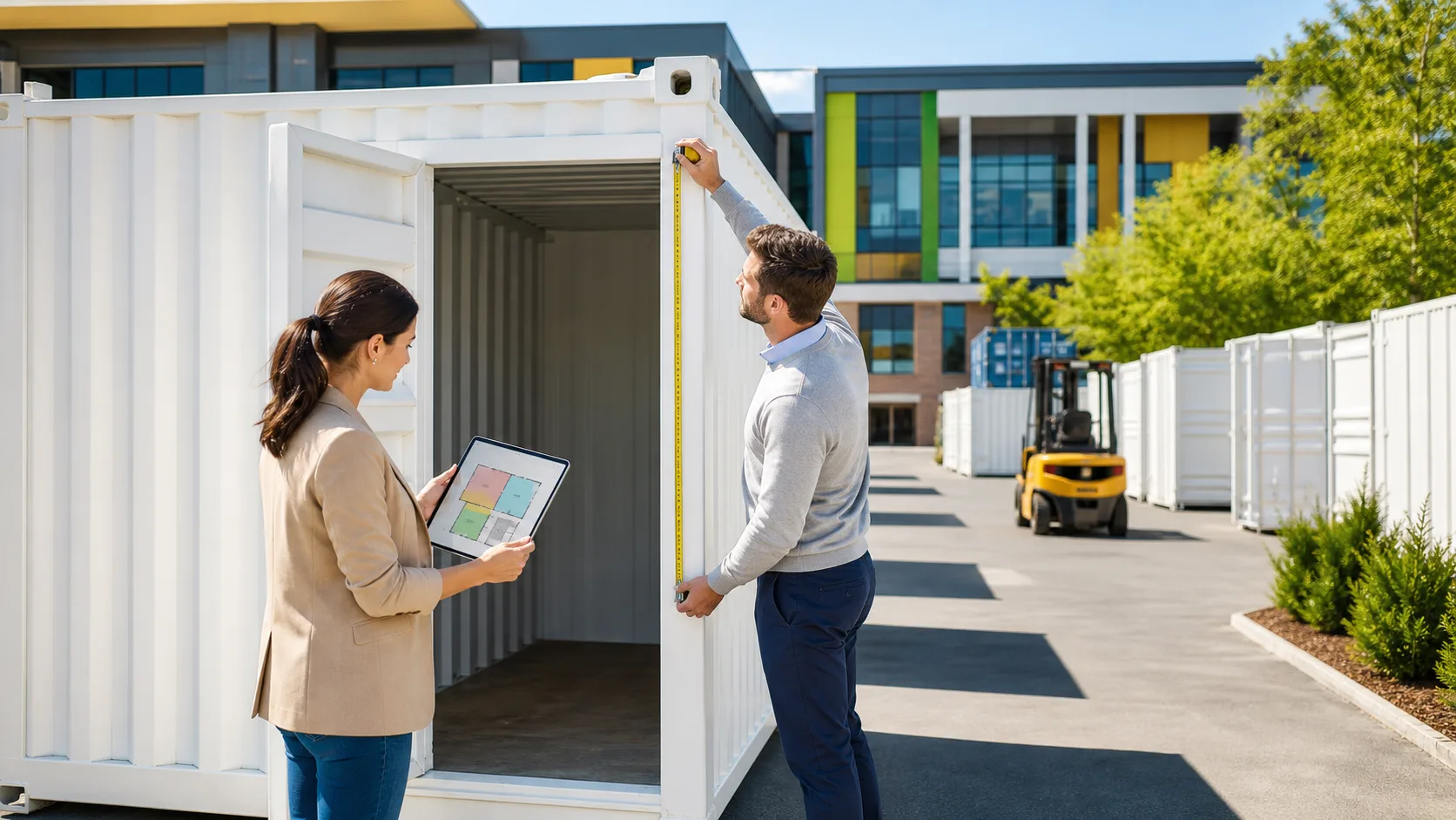 Finding a Shipping Container for Sale That Suits School Specs