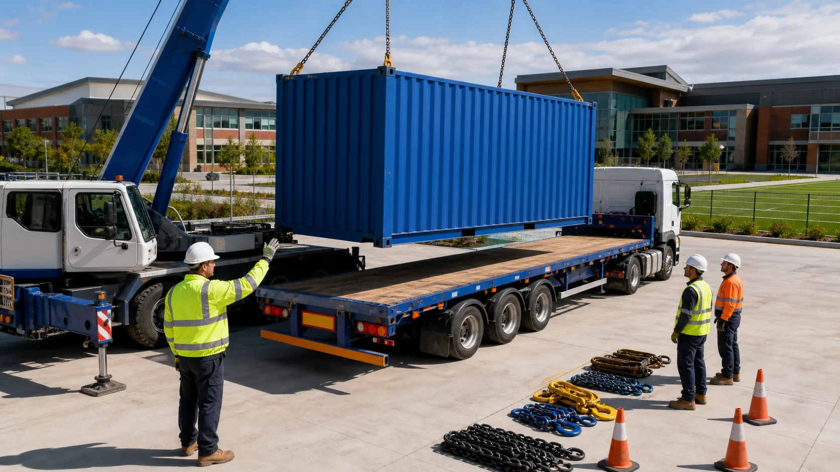 Step-by-Step Guide to Shipping Container Haulage for Schools